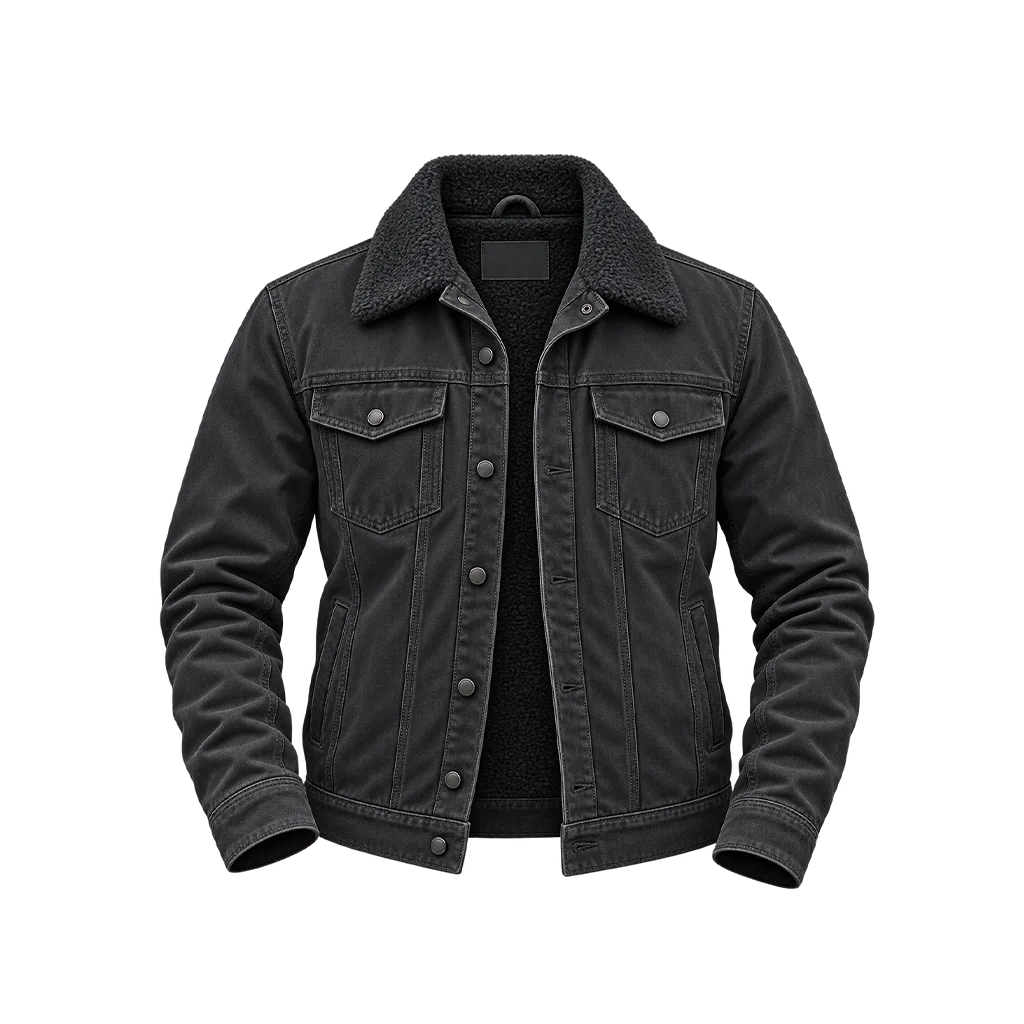 Love, Simon Nick Robinson Black Shearling Denim Jacket