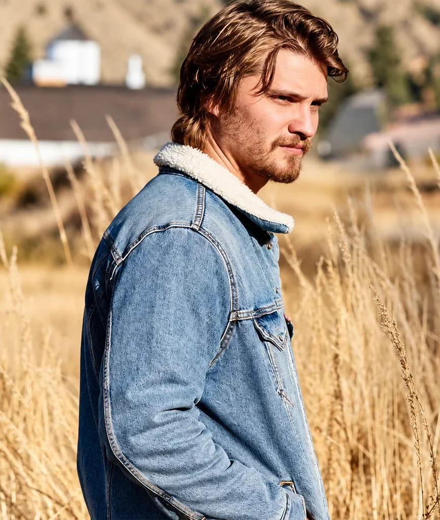 Kayce Dutton Yellowstone Luke Grimes Denim Jacket
