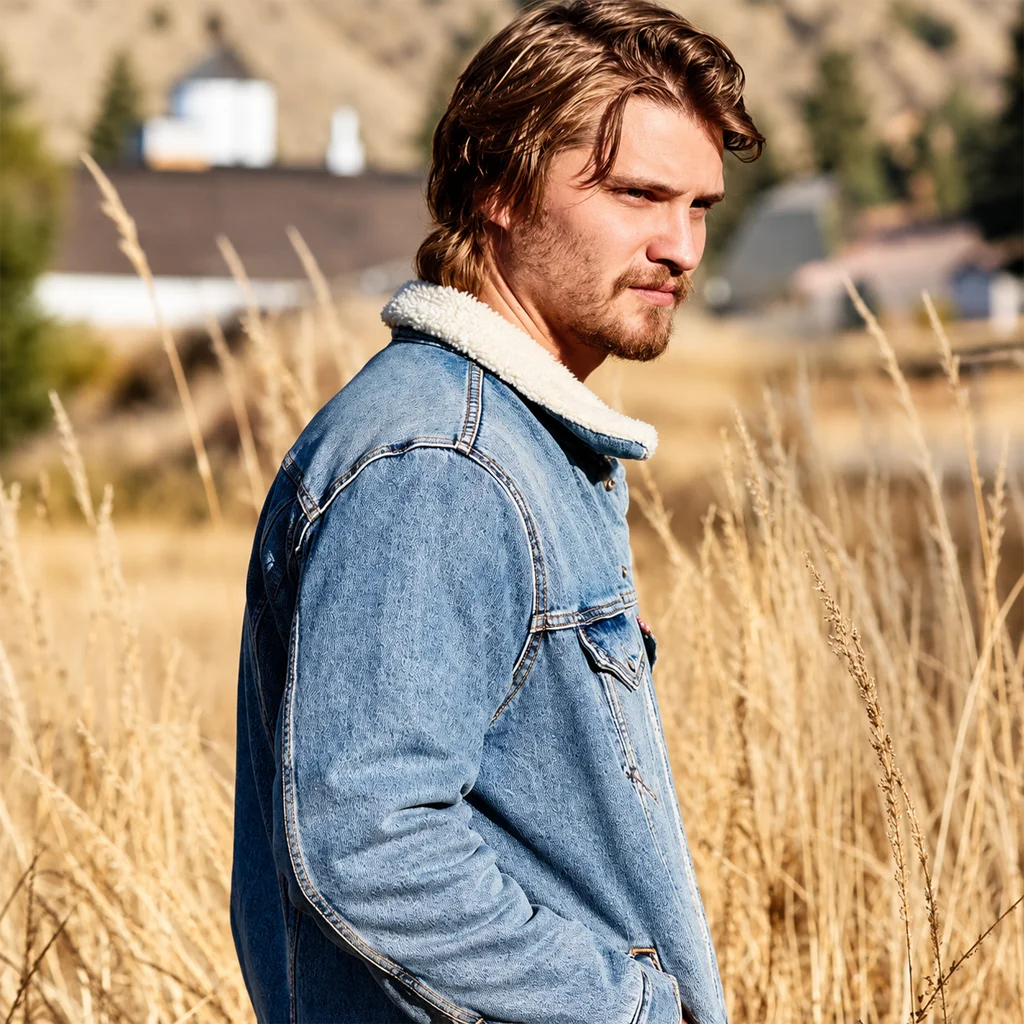 Kayce Dutton Yellowstone Luke Grimes Denim Jacket