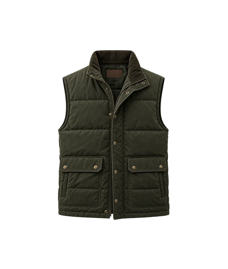 Mal Hokum Michael Patric Puffer Vest