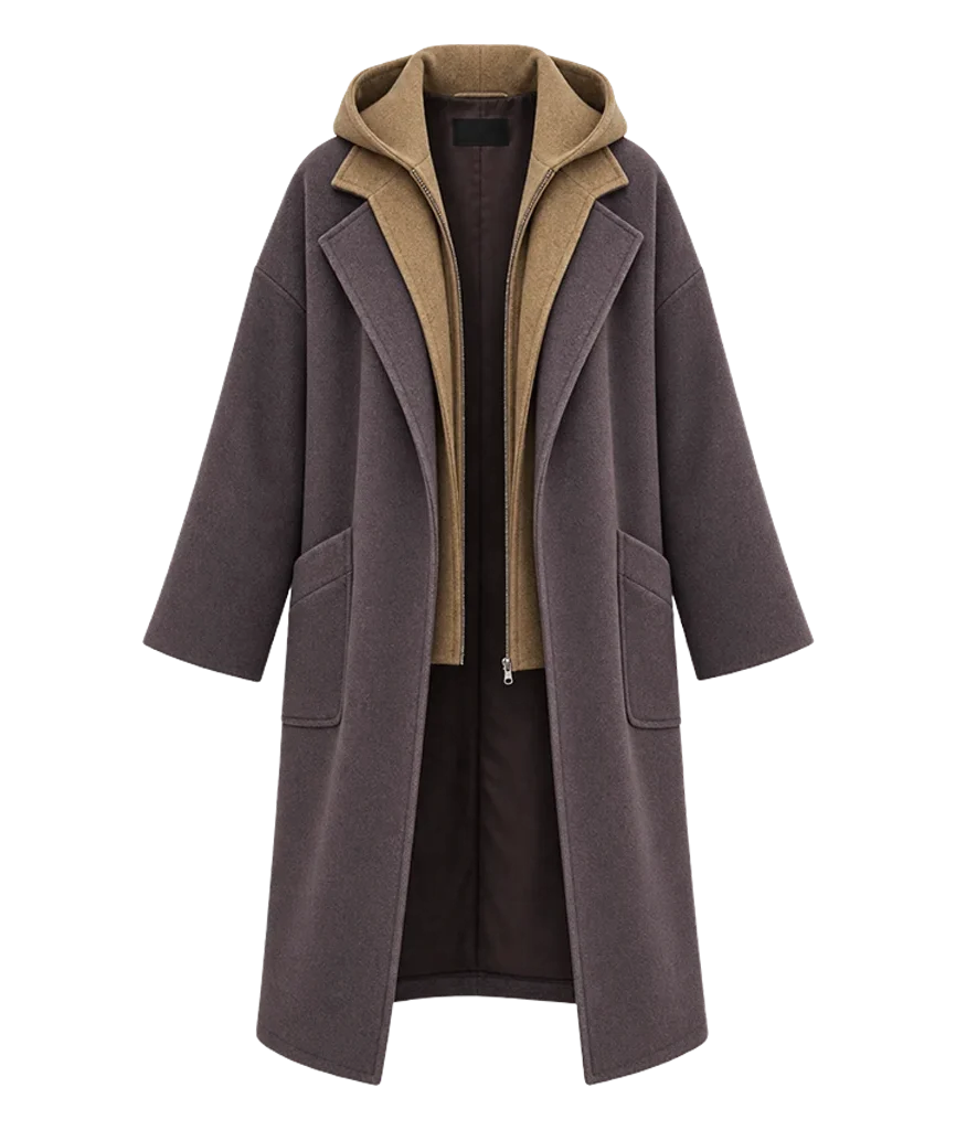 Margaret Fairchild Disclosure Day Emily Blunt Grey Wool Coat
