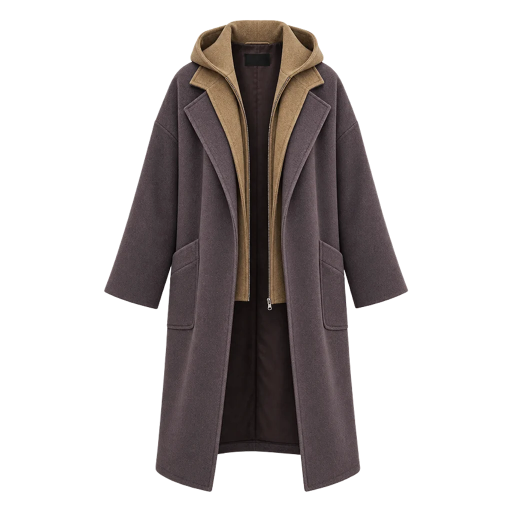 Margaret Fairchild Disclosure Day Emily Blunt Grey Wool Coat