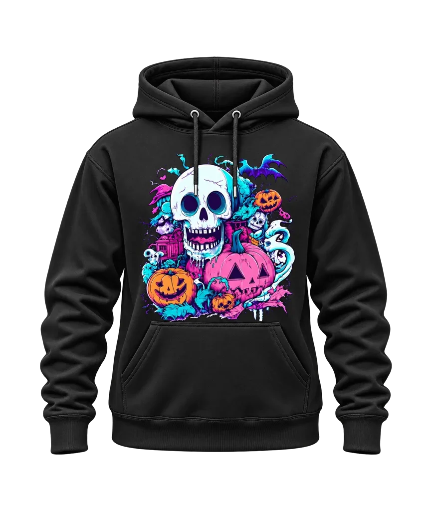 Marvel Skull Pumpkin Halloween Hoodie