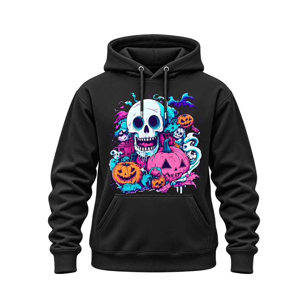 Marvel Skull Pumpkin Halloween Hoodie