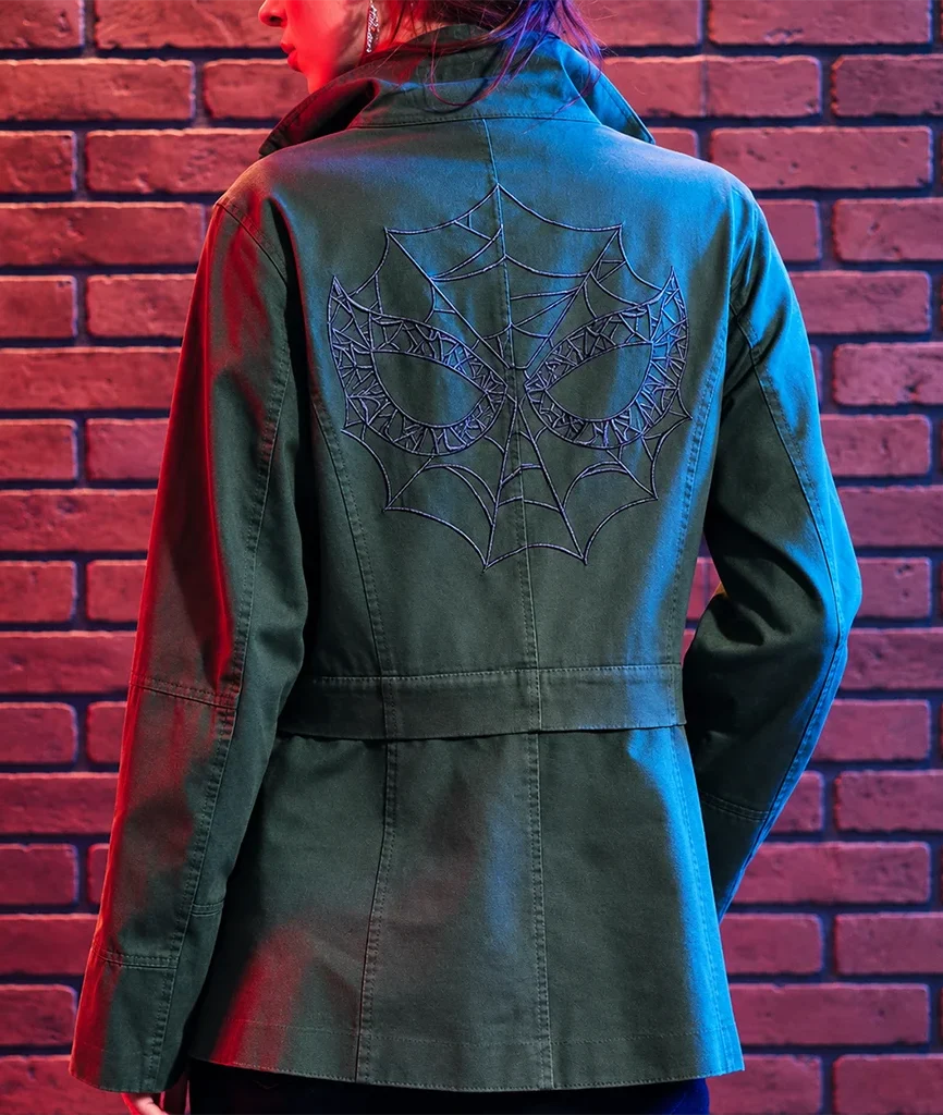 Spider-Man Brand New Day Green Cotton Utility Jacket