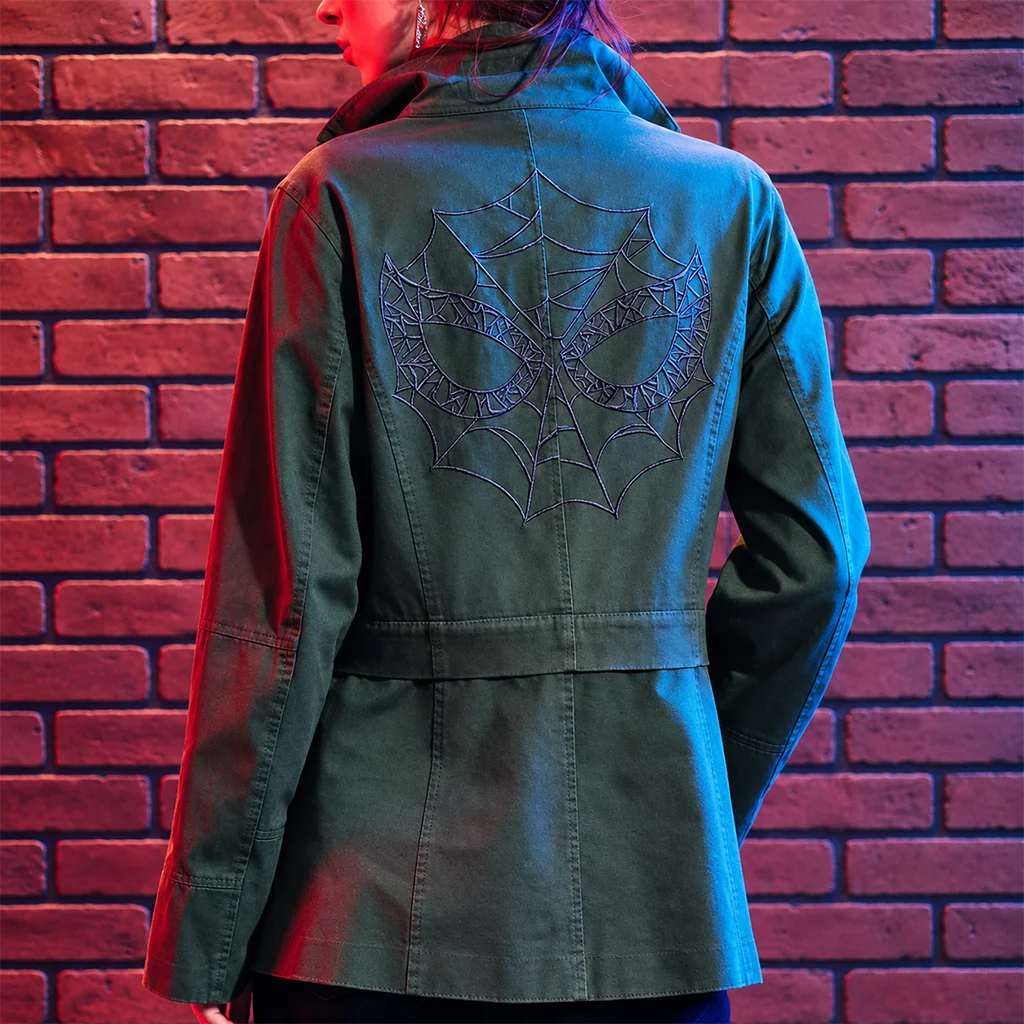 Spider-Man Brand New Day Green Cotton Utility Jacket