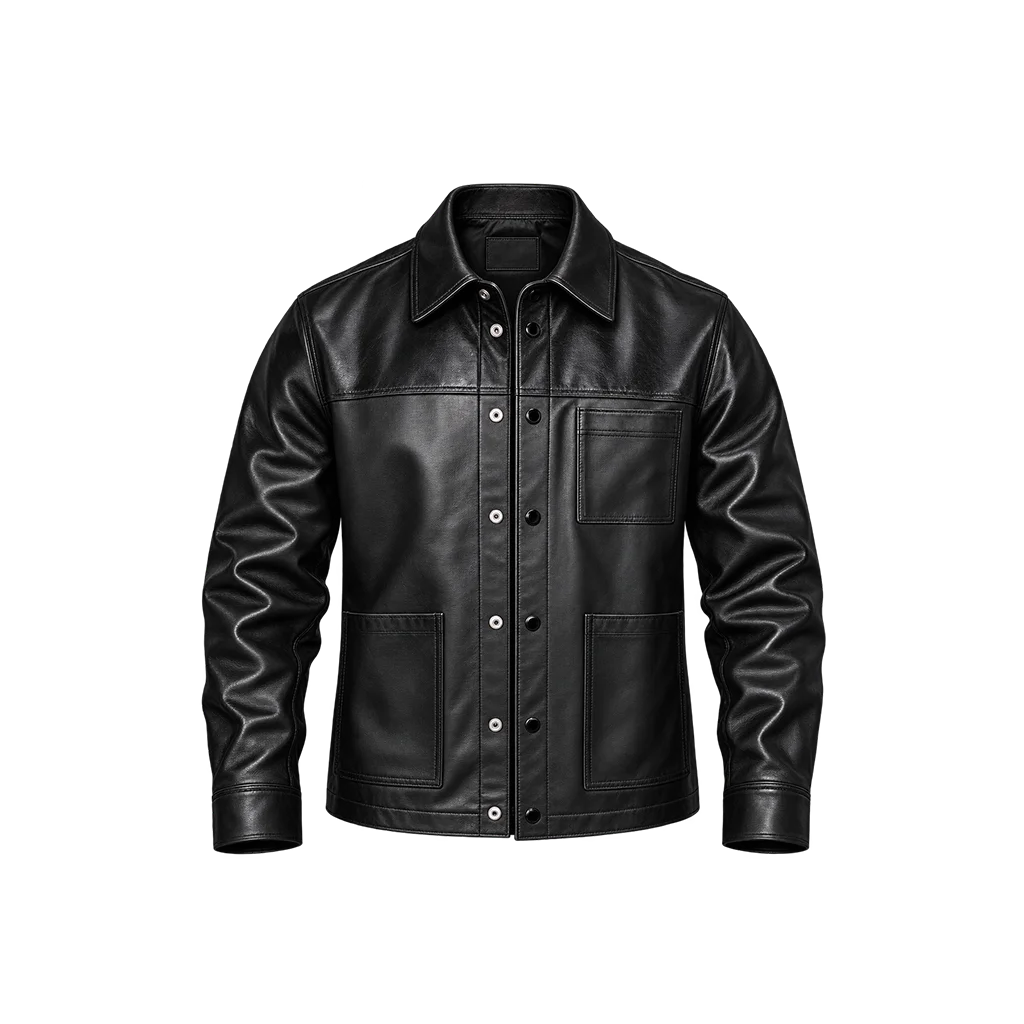 Mason Gooding Scream Movie Black Leather Jacket