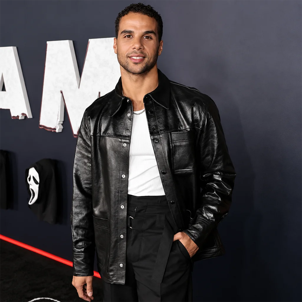 Mason Gooding Scream Movie Black Leather Jacket