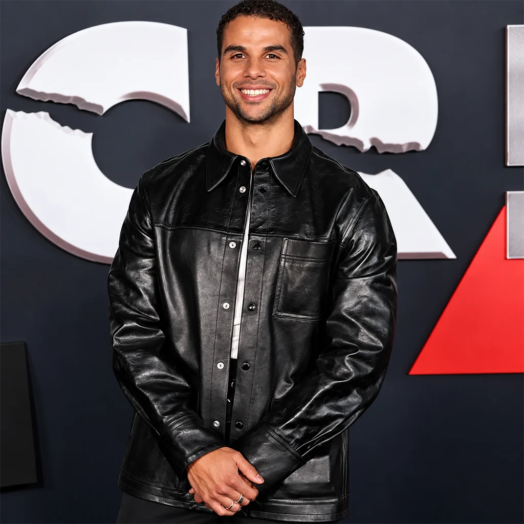 Mason Gooding Scream Movie Black Leather Jacket