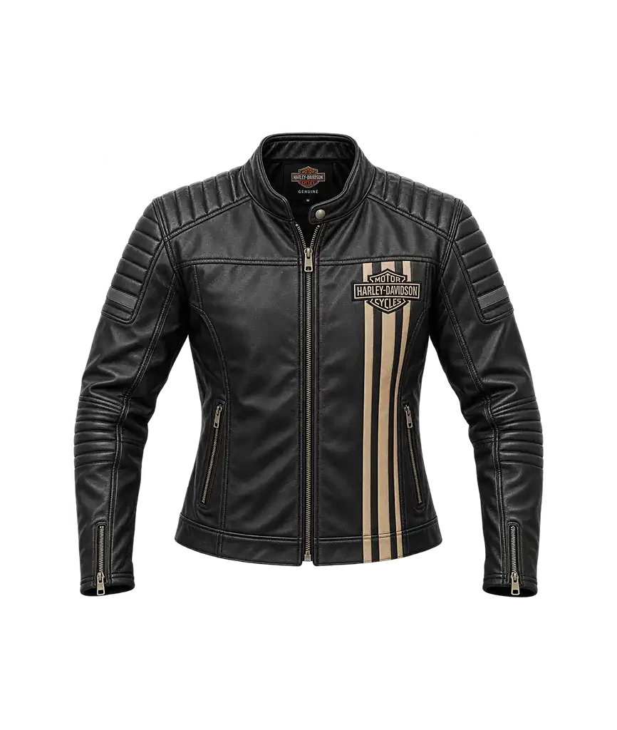 Men’s H-D Triple Vent Passing Link II Leather Jacket