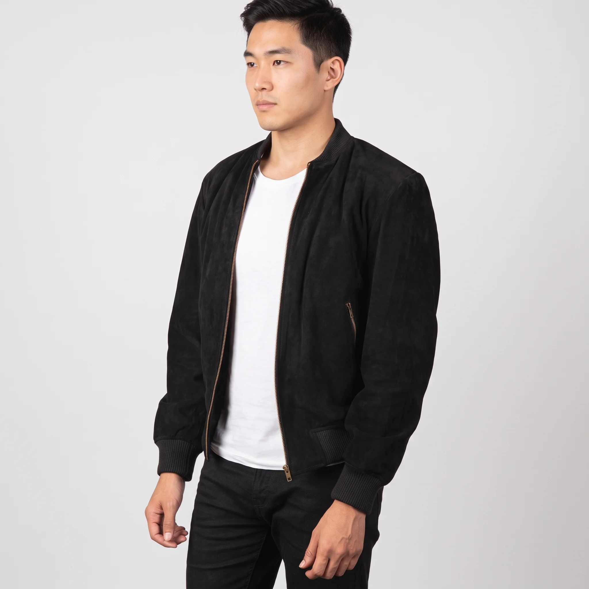 Men’s Shane Mocha Bomber Jacket