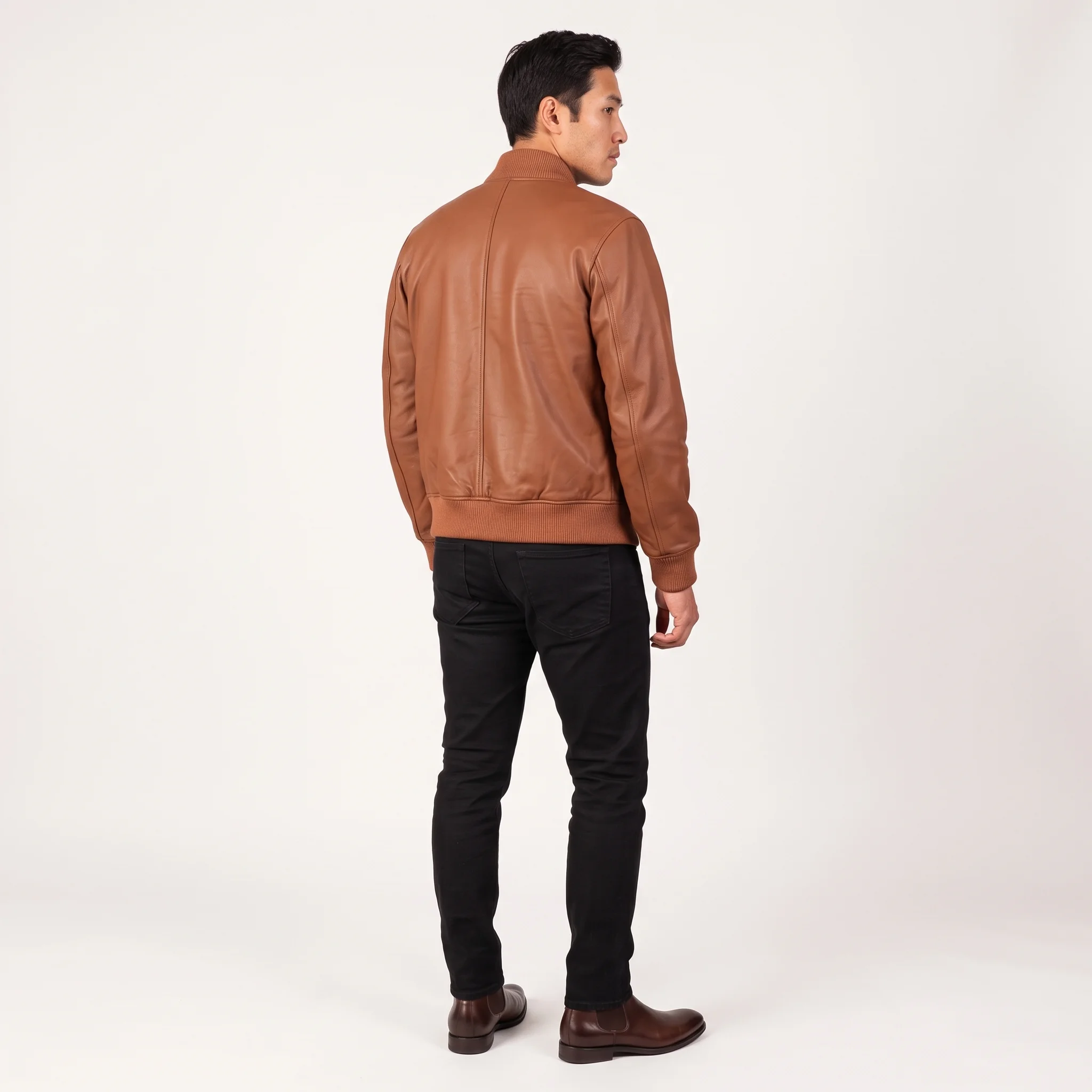Men’s Shane Mocha Bomber Jacket