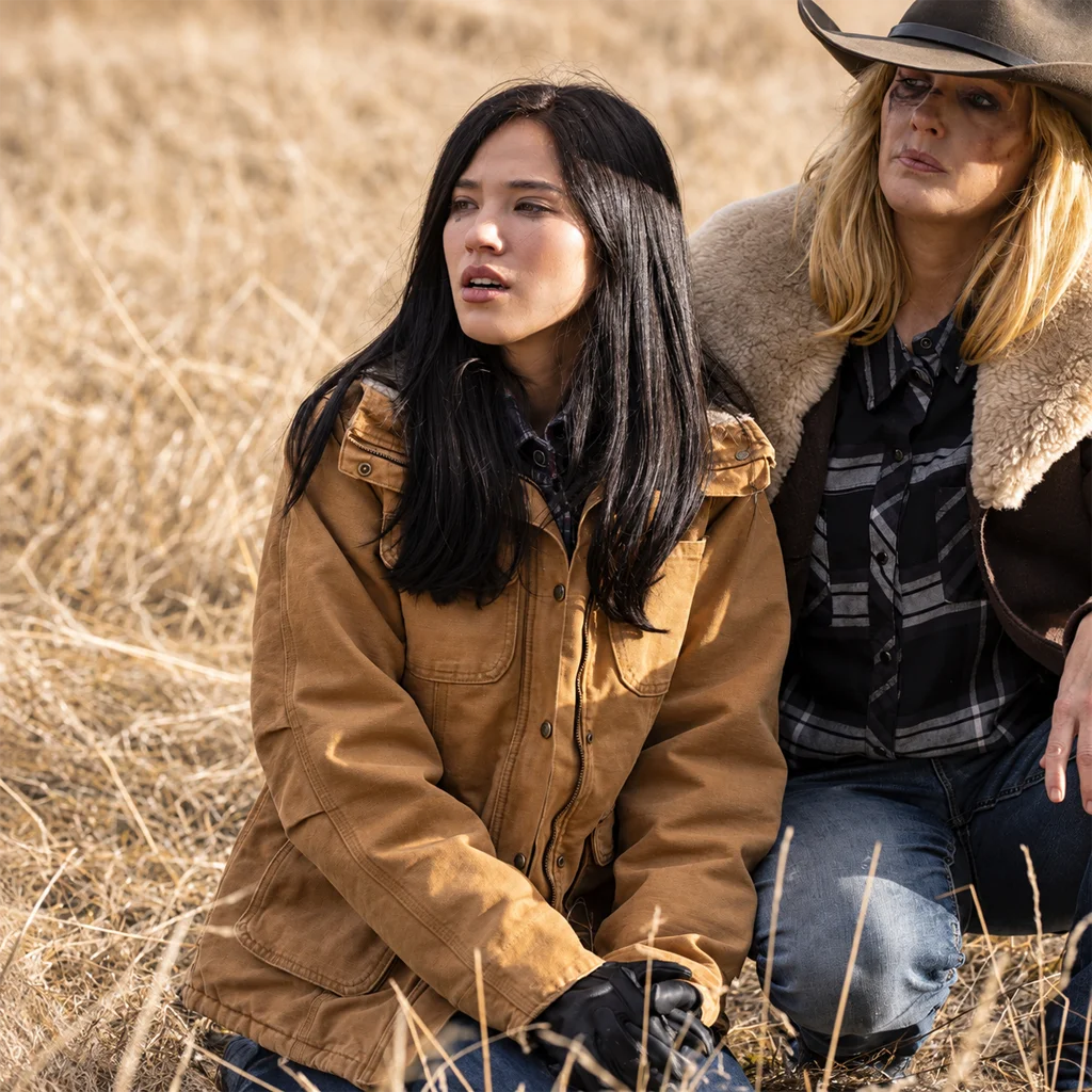 Yellowstone Monica Dutton Kelsey Asbille Brown Cotton Jacket