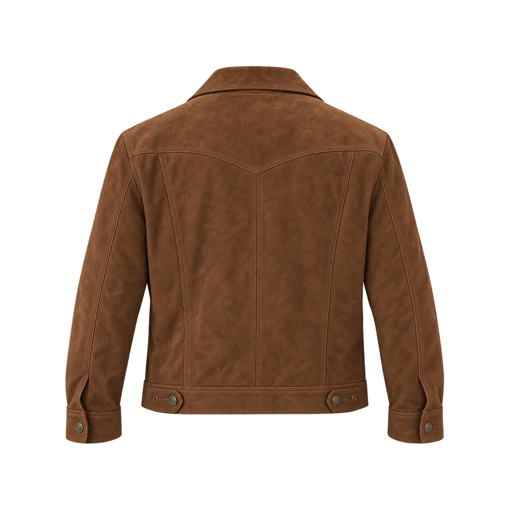 Cliff Booth The Adventures of Cliff Booth Brad Pitt Brown Suede Jacket