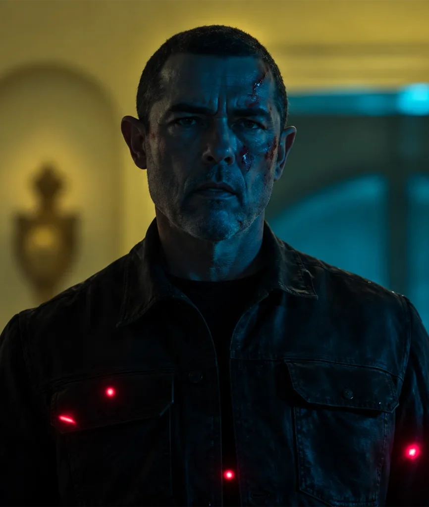 My Name Is Vendetta Alessandro Gassmann Black Leather Jacket