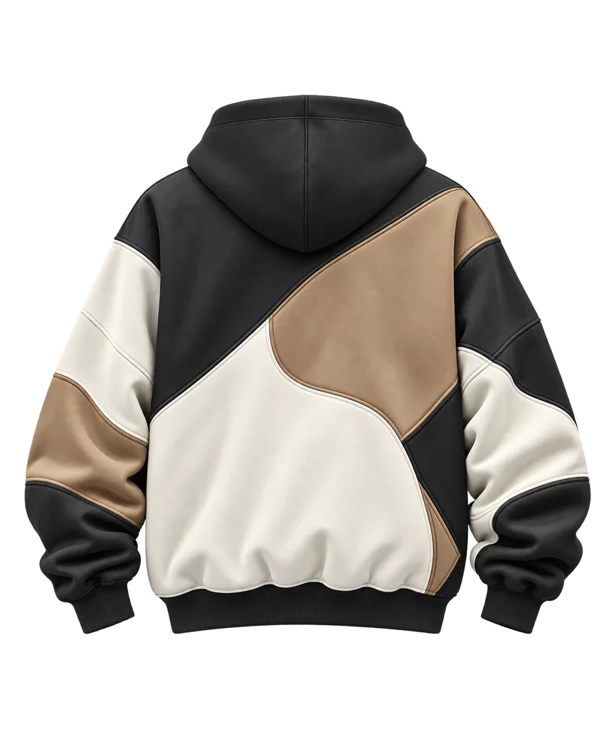 NUJ More Than Fashion Color-Block Pullover Hoodie