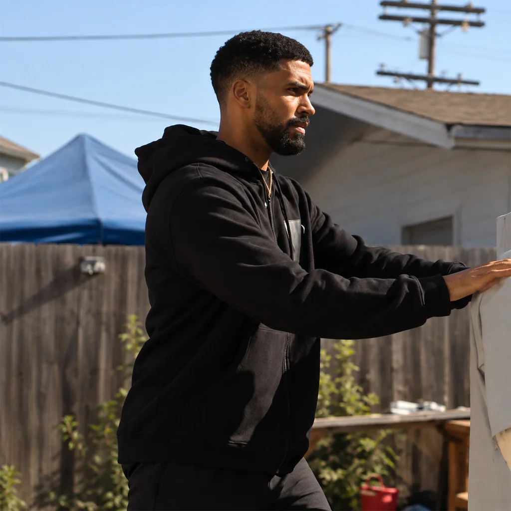 Isaiah Stiles Nemesis Matthew Law Black Hoodie