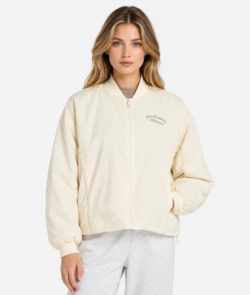 Women’s New Balance Linear Heritage Bomber Jacket