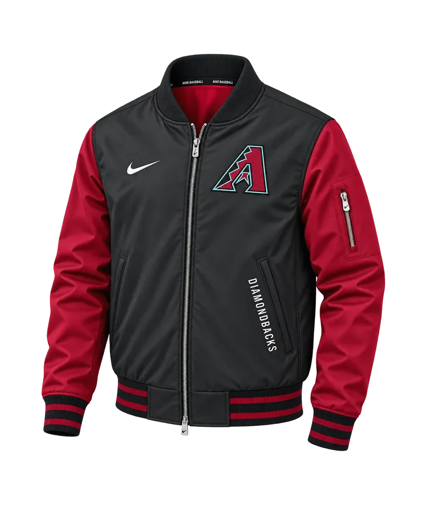 Men’s Nike Arizona Diamondbacks Dugout Bomber Jacket