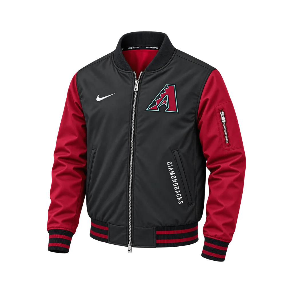Men’s Nike Arizona Diamondbacks Dugout Bomber Jacket