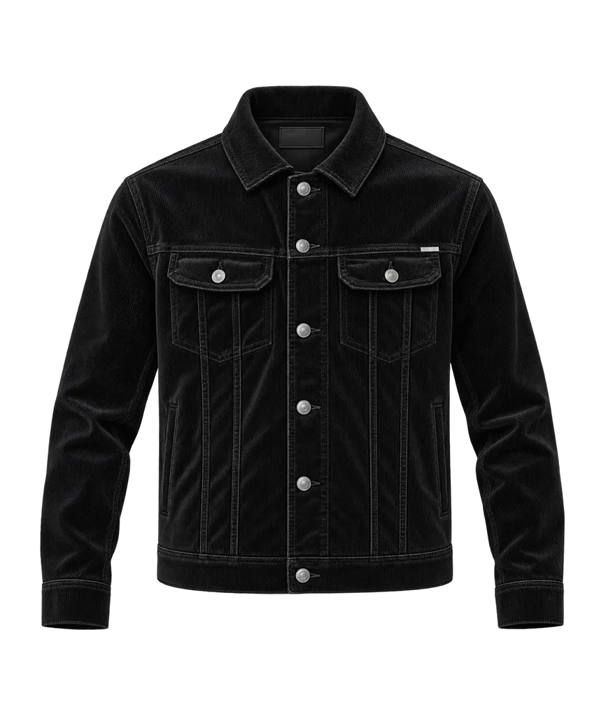 Jason Blum Obsession Movie Black Corduroy Jacket