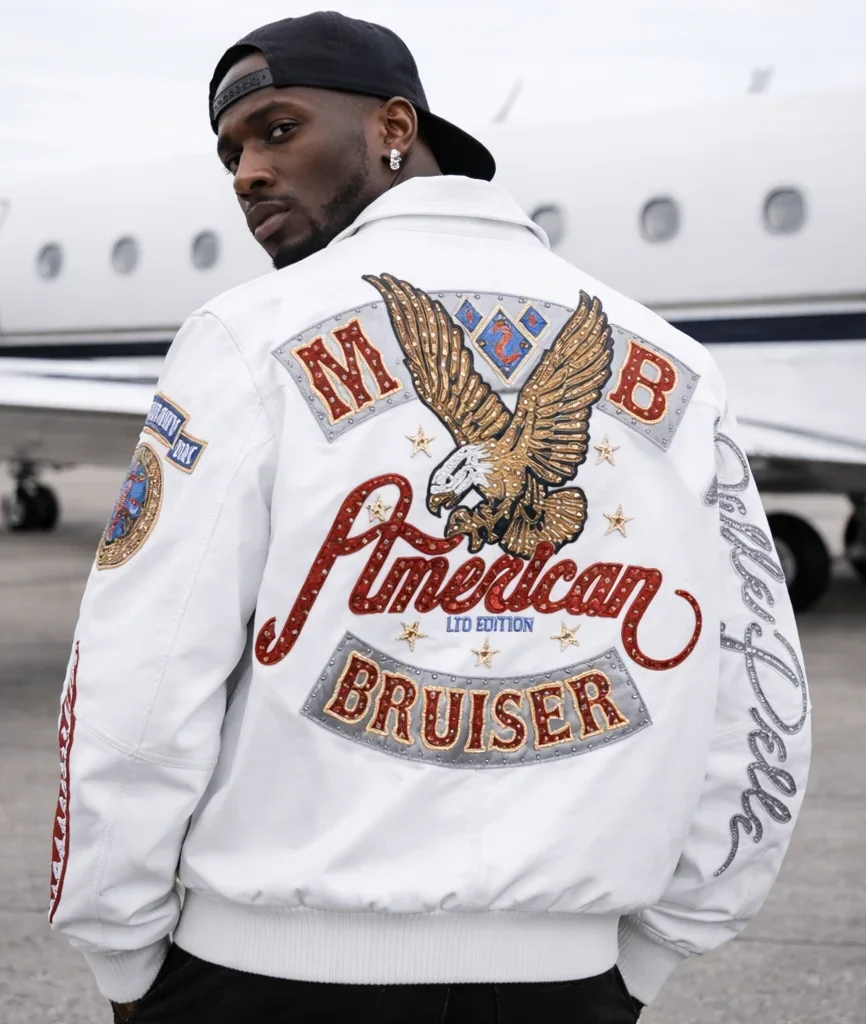 PELLE PELLE American Bruiser LIMITED EDITION Plush BALD EAGLE White jacket