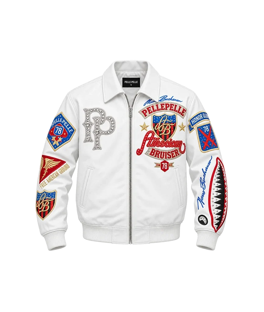 PELLE PELLE American Bruiser LIMITED EDITION Plush BALD EAGLE White jacket