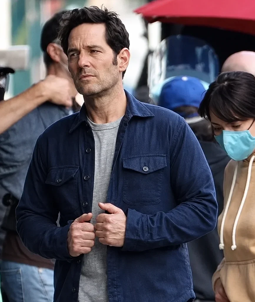 Ant-Man and the Wasp: Quantumania Paul Rudd Scott Lang Blue Cotton Jacket