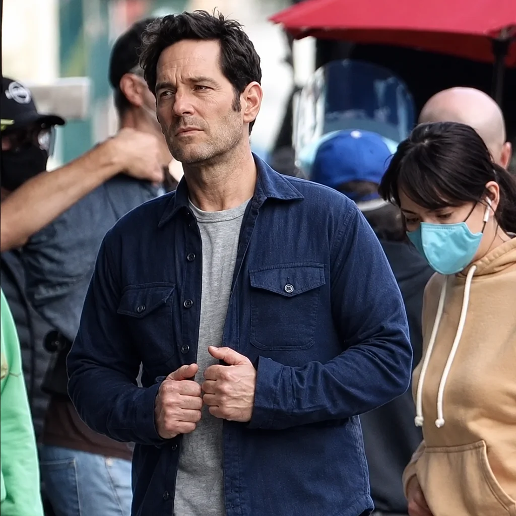 Ant-Man and the Wasp: Quantumania Paul Rudd Scott Lang Blue Cotton Jacket