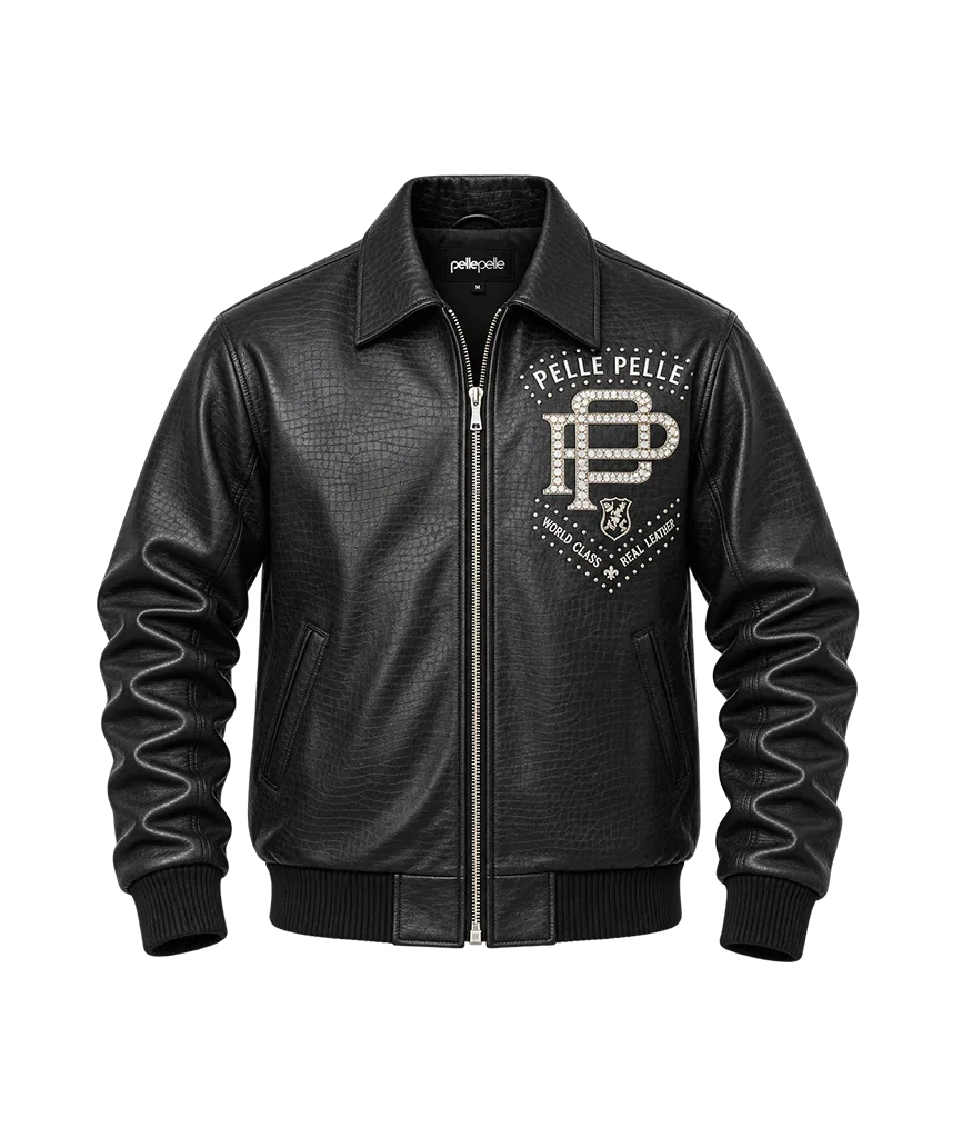 Pelle Pelle Born Free ELITE SERIES Black Leather Jacket