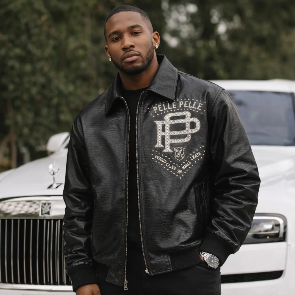 Pelle Pelle Born Free ELITE SERIES Black Leather Jacket