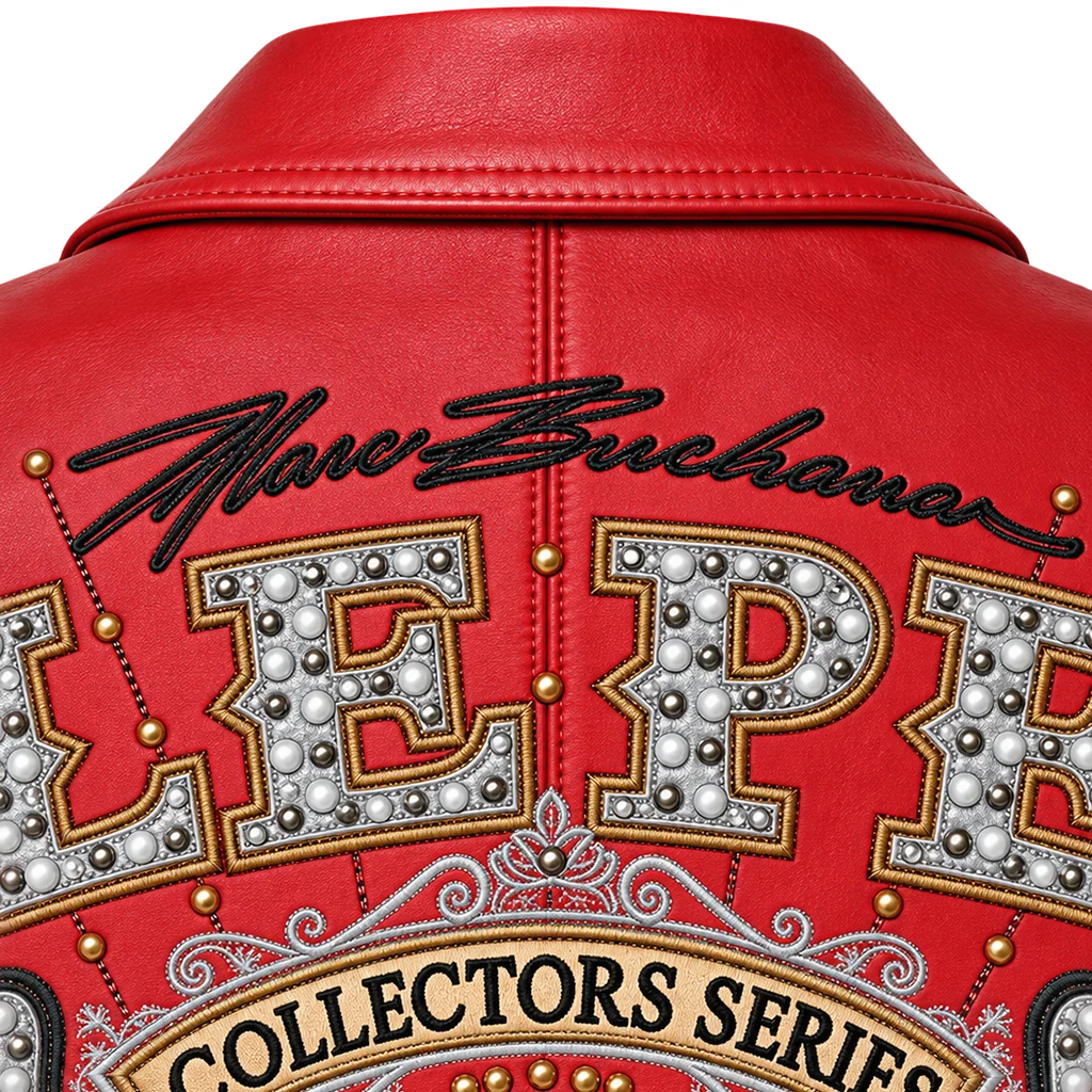 Pelle Pelle Collectors Series 45th Anniversary Red Leather Jacket