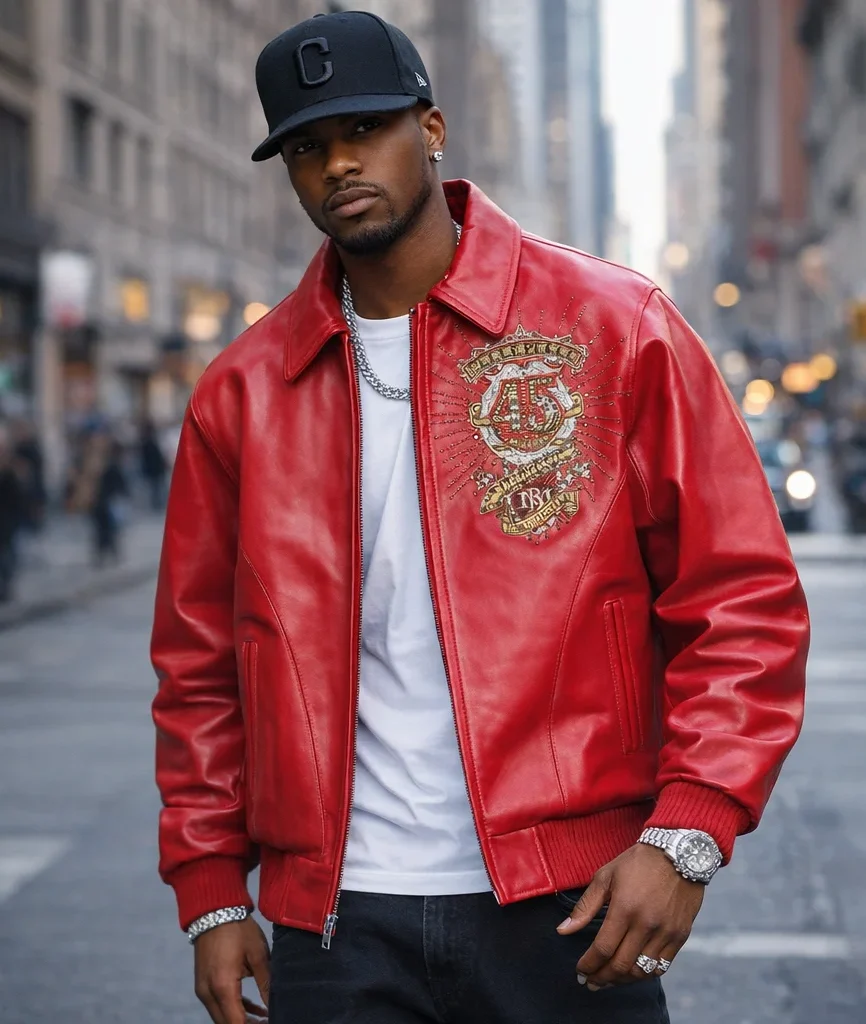 Pelle Pelle Collectors Series 45th Anniversary Red Leather Jacket
