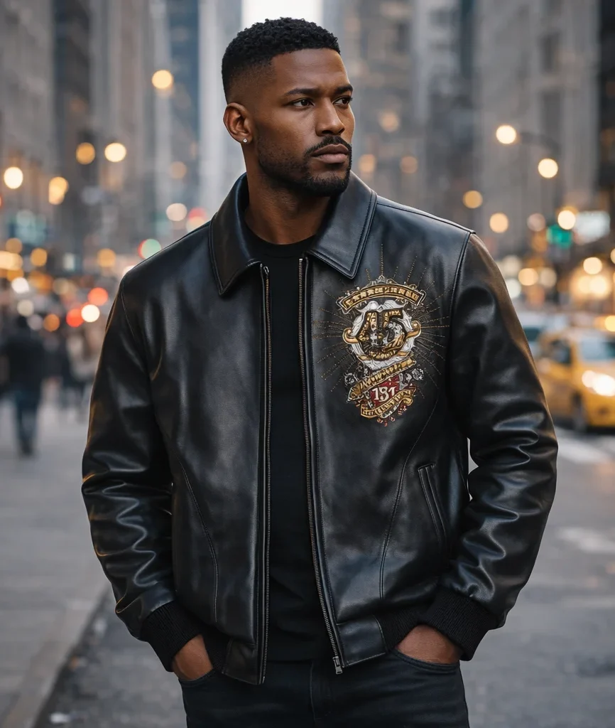 Pelle Pelle Collectors Series 45th Anniversary Black Leather Jacket