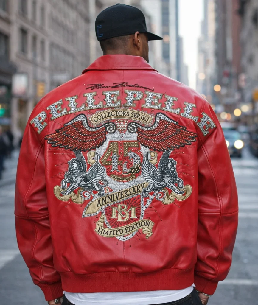 Pelle Pelle Collectors Series 45th Anniversary Red Leather Jacket