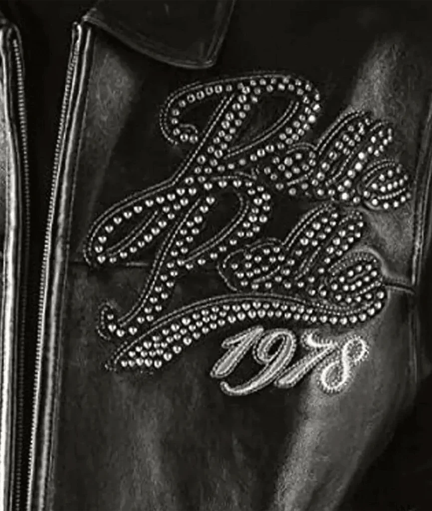 Pelle Pelle Exotic Black Leather Jacket