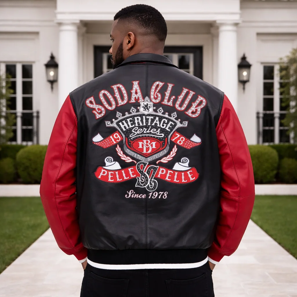 Pelle Pelle Heritage Soda Club Black Leather Jacket