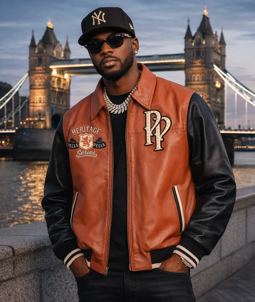Pelle Pelle Heritage Series Tan Black Leather Jacket