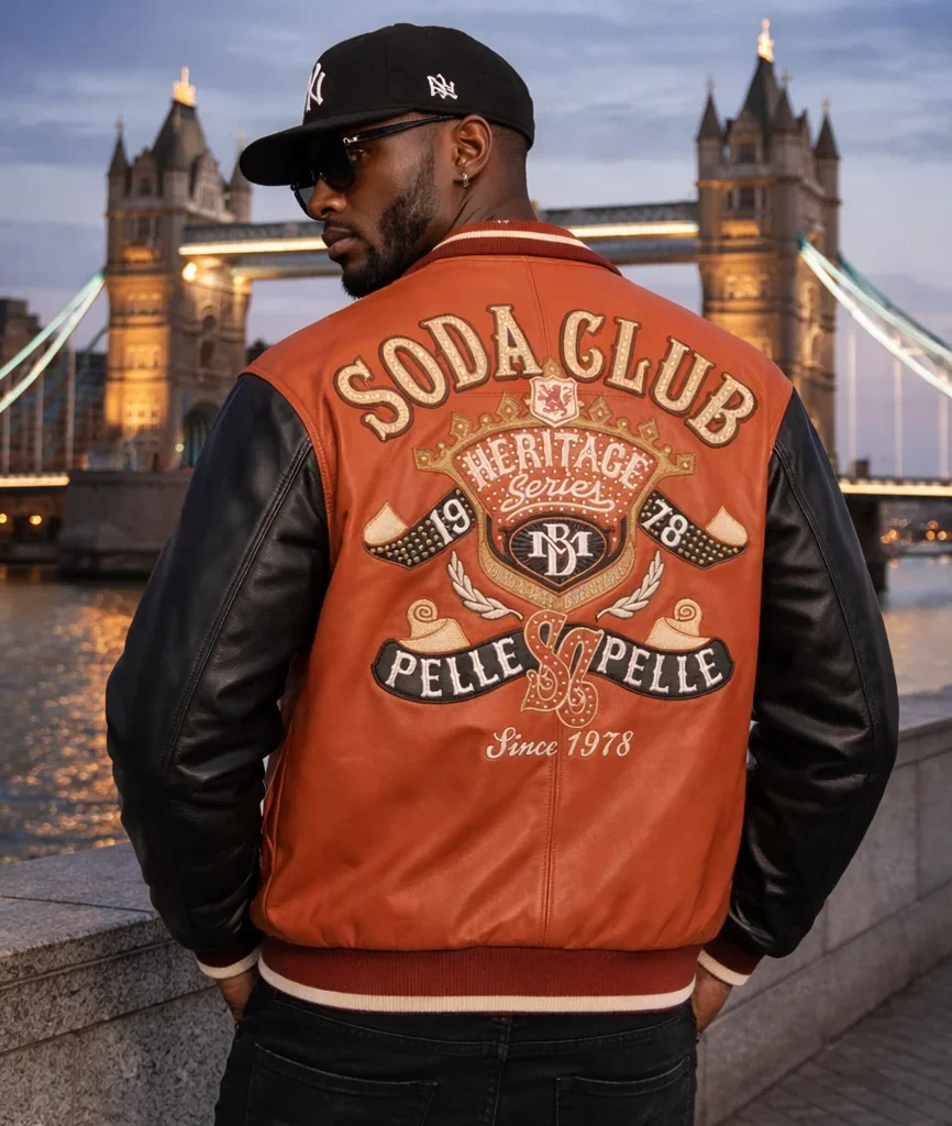 Pelle Pelle Heritage Series Tan Black Leather Jacket