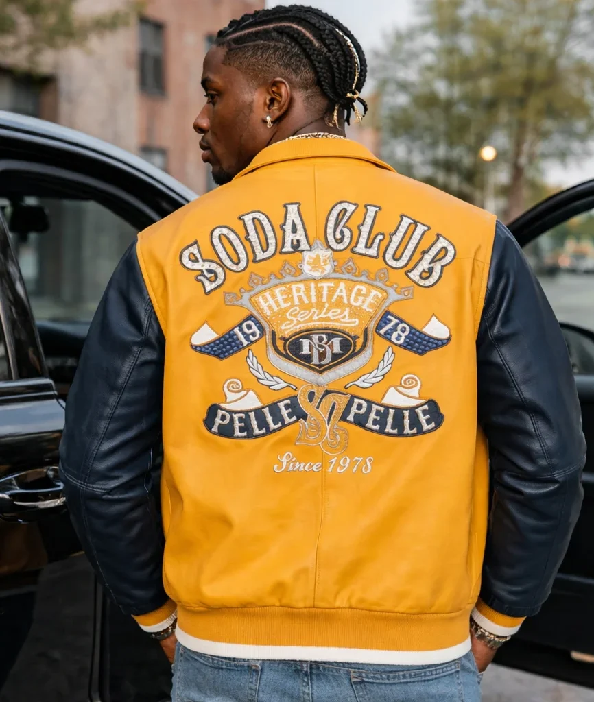 Pelle Pelle Heritage SODA CLUB Yellow Jacket