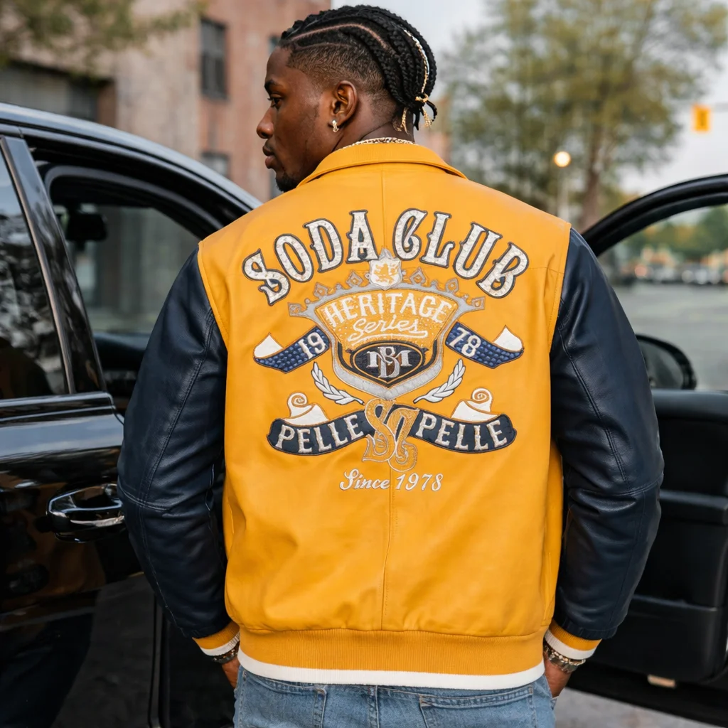 Pelle Pelle Heritage SODA CLUB Yellow Jacket