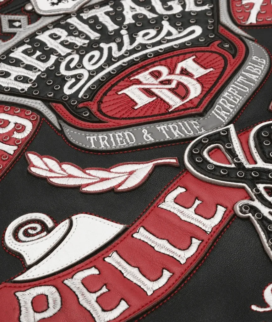 Pelle Pelle Heritage Two-Tone Black Red Jacket