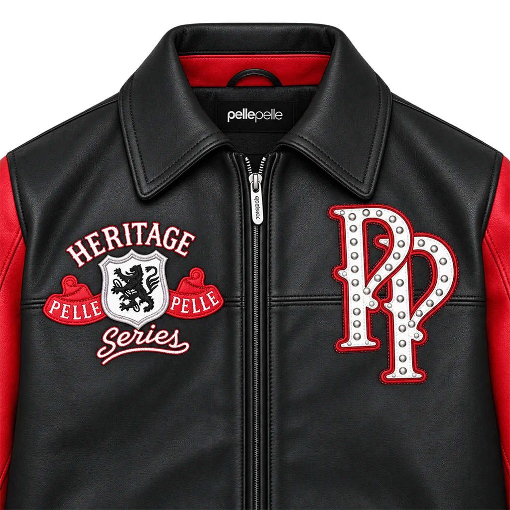 Pelle Pelle Heritage Soda Club Black Leather Jacket