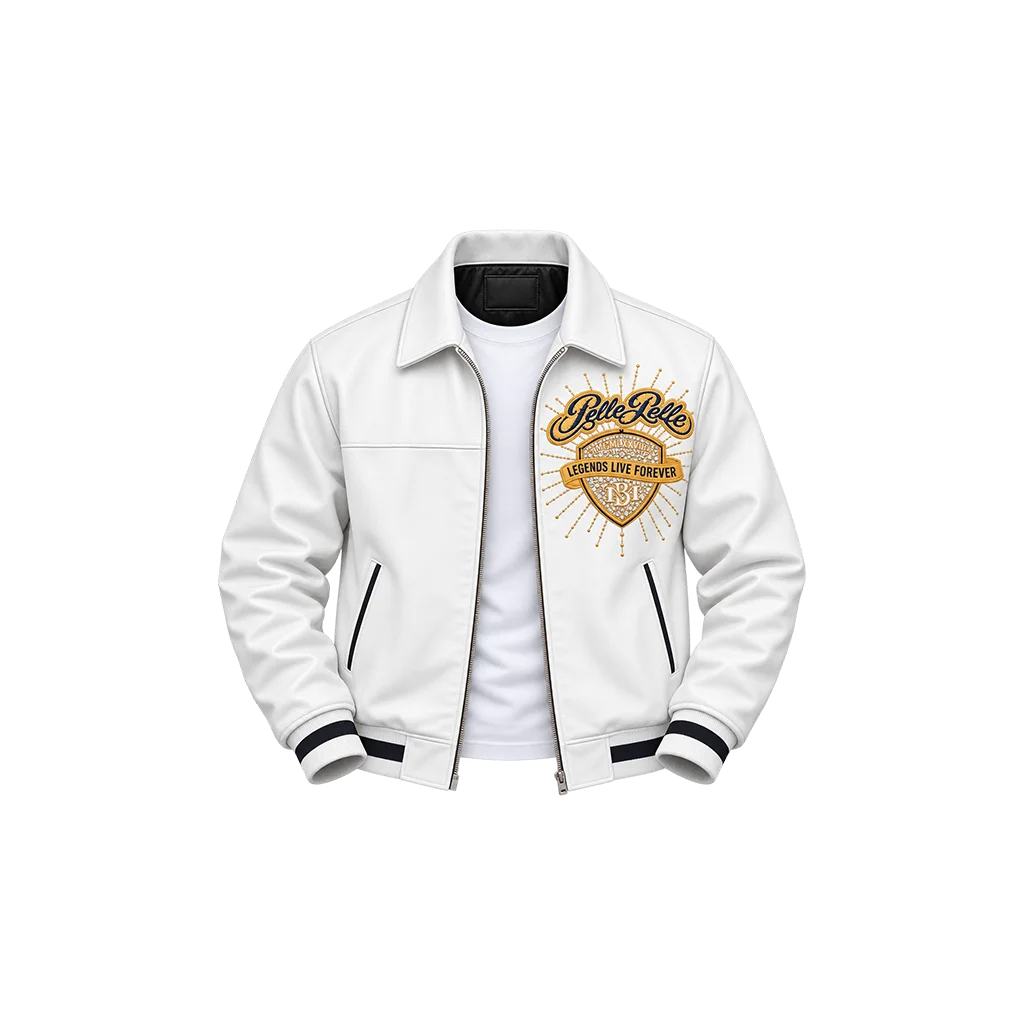 Pelle Pelle Legends Live Forever White Studs Jacket