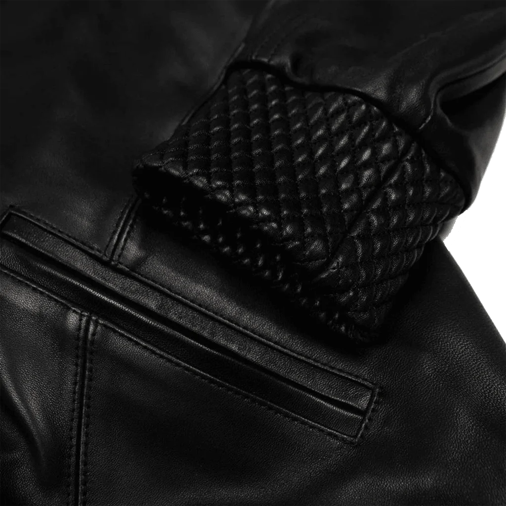 Pelle Pelle Basic Burnish Black Bomber Jacket
