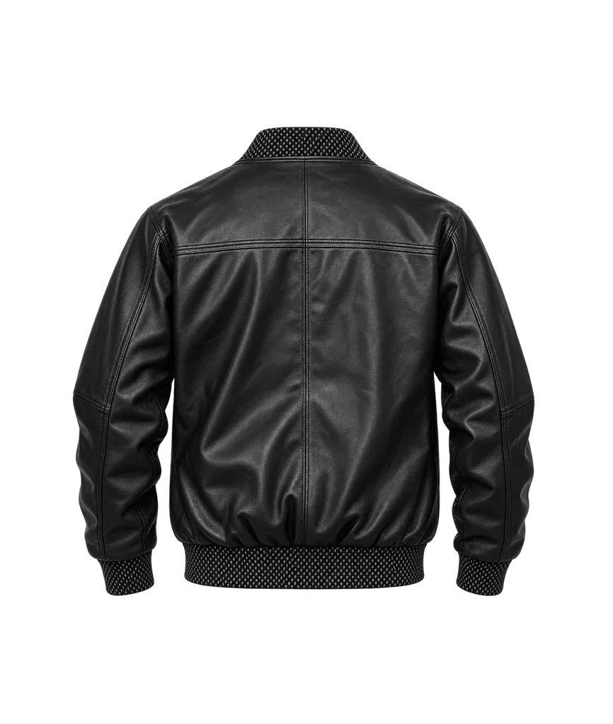Pelle Pelle Basic Burnish Black Bomber Jacket
