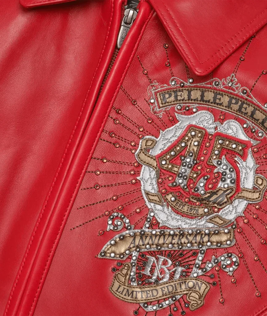 Pelle Pelle Collectors Series 45th Anniversary Red Leather Jacket