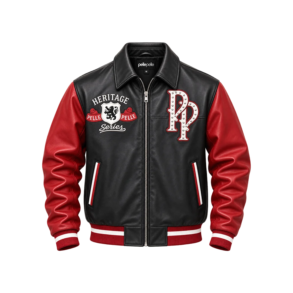 Pelle Pelle Heritage Soda Club Black Leather Jacket