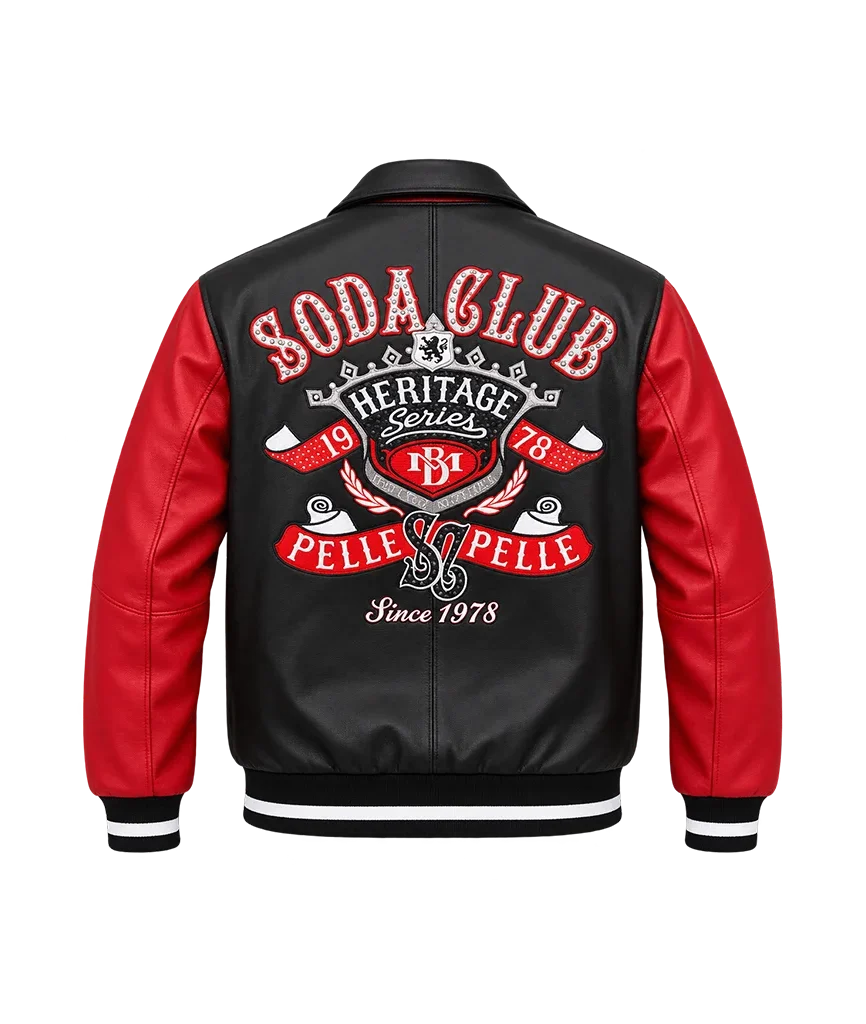 Pelle Pelle Heritage Two-Tone Black Red Jacket