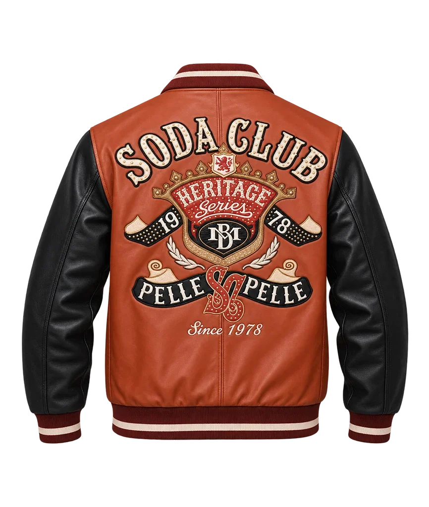 Pelle Pelle Heritage Series Tan Black Leather Jacket